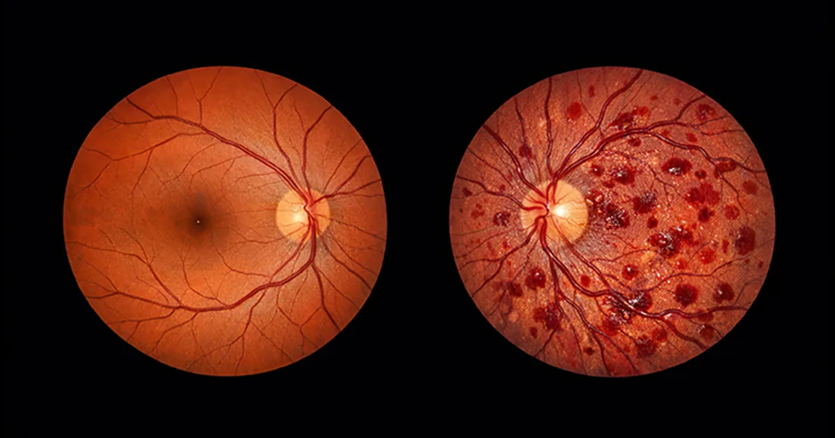 Dot blot retinal haemorrhages