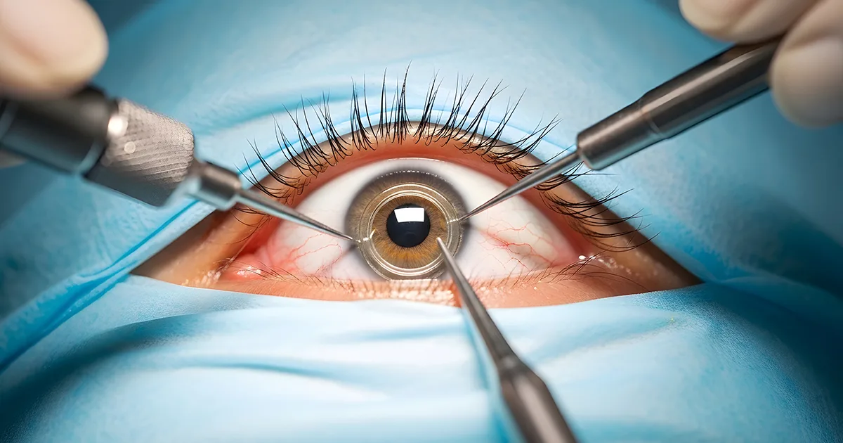 Posterior capsular opacification eye
