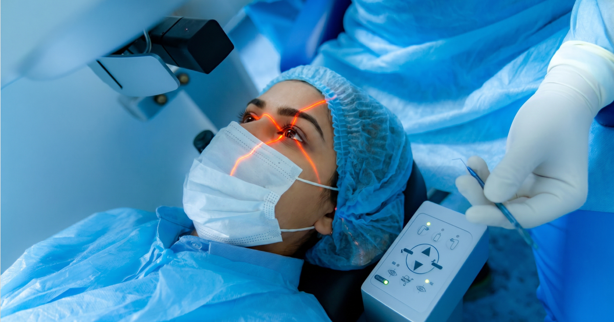 Laser cataract surgery