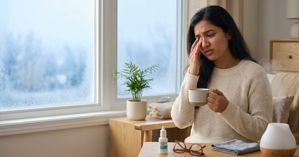 Dry eye symptoms