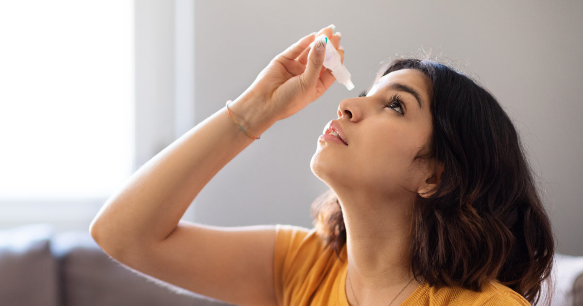 does water affect eyesight