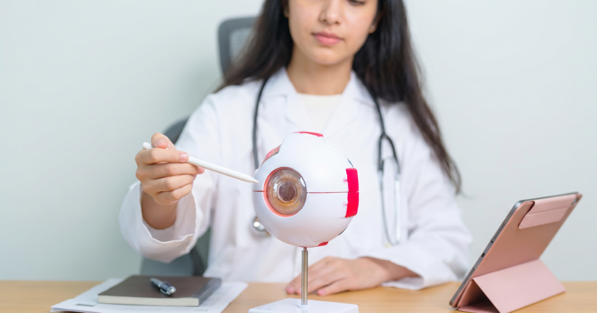 Keratoconus eye model