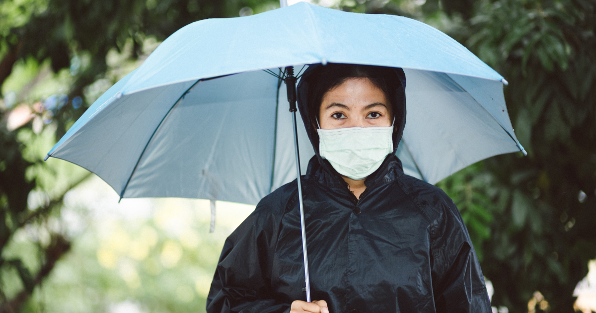 eye infection in rainy season